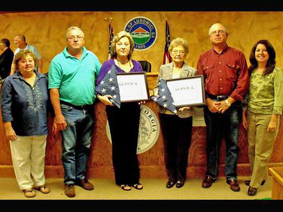 Flags and Certificates Presented in Ludowici