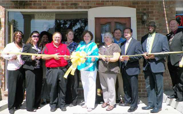 Ribbon Cutting - Colonial Bridal Floral Gift Gallery