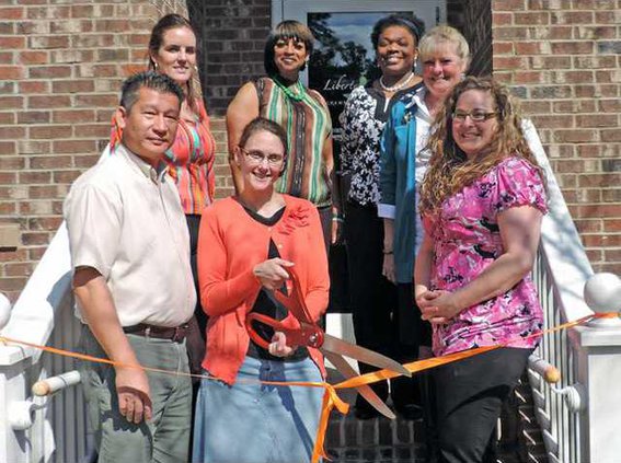 Ribbon cutting Ng Photography