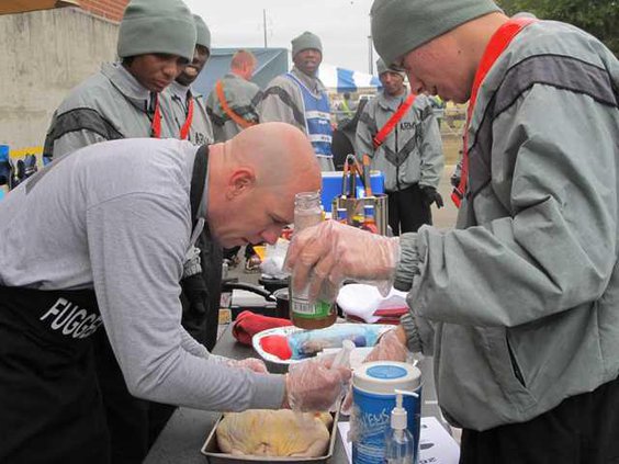 Sgt. Raleigh Hickman and Pfc Adam Jones