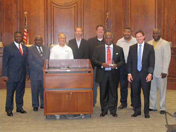 Excellence in Economic Development bronze award water quality control project at Bryant Commons
