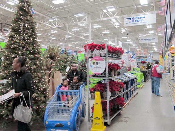 Lowes shoppers