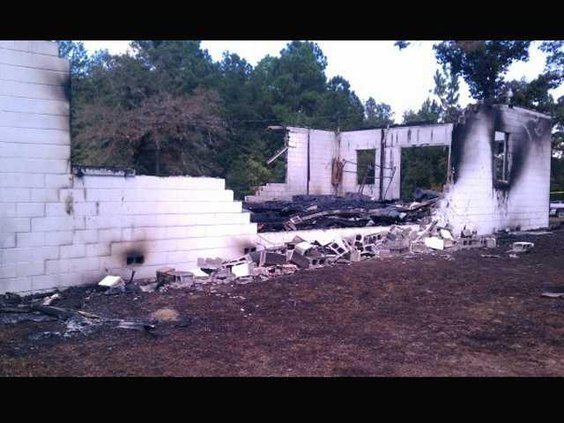 1014 Burned church