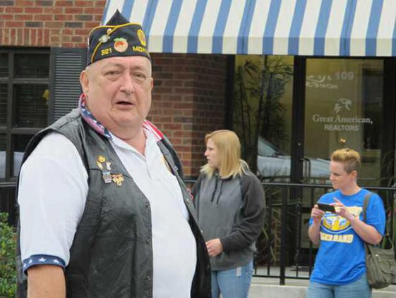 Fitzgerald during 2012 Veterans Day Parade