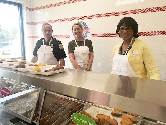 school lunch - Button Gwinnett HPD Police Chief