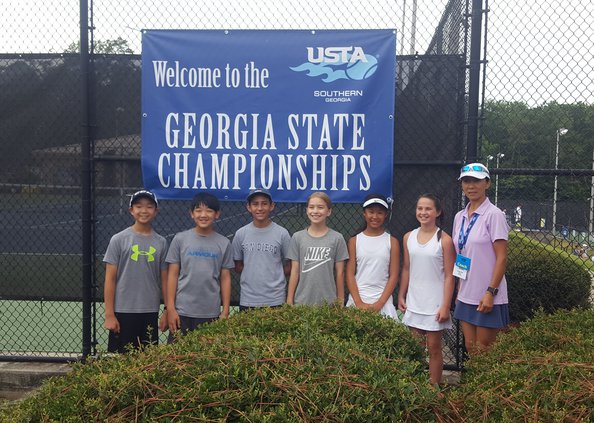 Tennis team 12 year olds