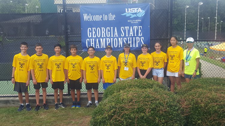 tennis team 14 year olds