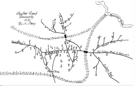 Taylors Creek street map